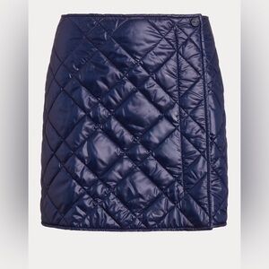Polo Ralph Lauren RLX Quilted Wrap Skirt size Large
